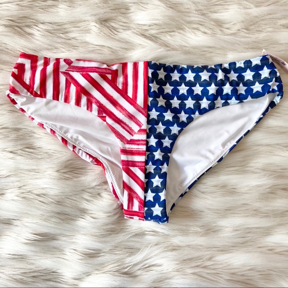 Victoria's Secret Other - Victoria’s Secret USA Flag Cheeky Bikini Bottoms